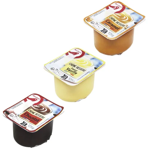 Крем десерт Auchan мікс 125г