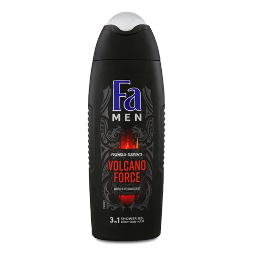 Гель для Душу 3в1 Volcano Force Fa Men, Тіло, Обличчя, Волосся, 250мл