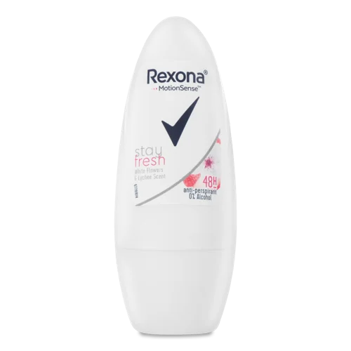 Антиперспірант Кульковий Rexona Білий Квітки та Лічі 50мл