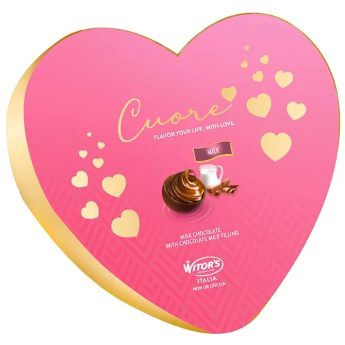 Цукерки Witors Cuore Red щоколадні асорті 320г