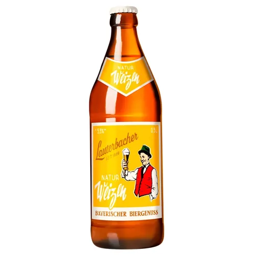 Пиво Lauterbacher Natur Weizen світле нефільтроване 5,3% 0,5л
