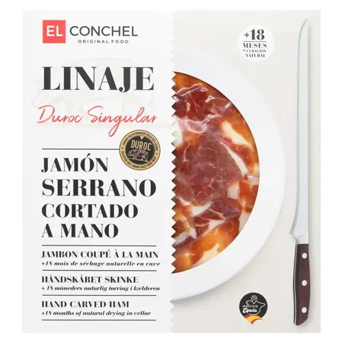 Хамон El Conchel Дюрок нарізаний 100г