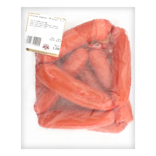 Сосиски Варені Першого Ґатунку М'ясні Делікат, кг