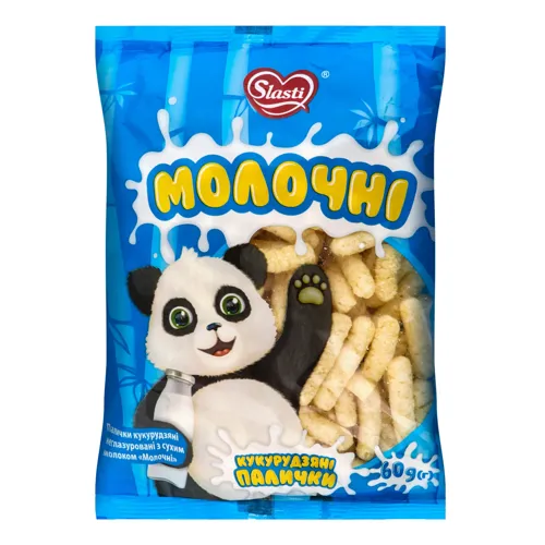 Палички кукурудзяні Молочні Slasti м/у 60г