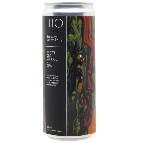 Пиво SHO Brewery Vitya's Old School світле нефільтроване 8% 0,33л