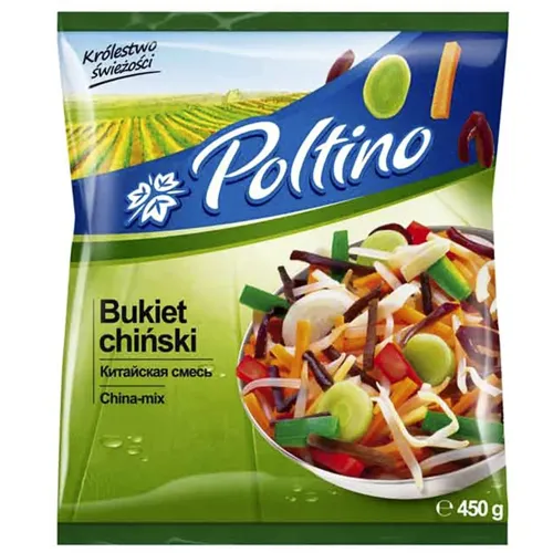 Суміш овочева «Poltino» Китайська швидкозаморожена 450г