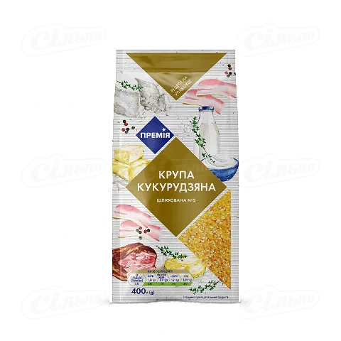 Крупа «Премія»® кукурудзяна шліфована №5, 400г