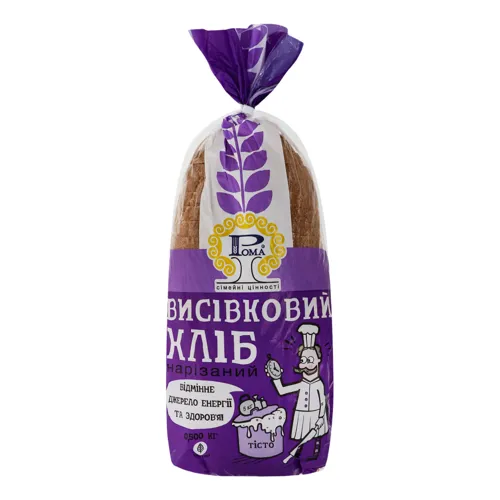 Хліб нарізний Висівковий Рома м/у 0.5кг