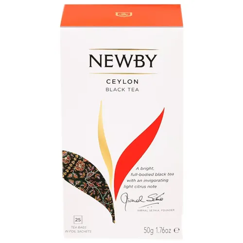 Чай чорний Newby Ceylon 2г*25шт