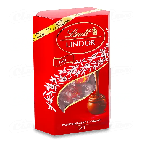 Цукерки Lindt Lindor з молочним шоколадом, 237г