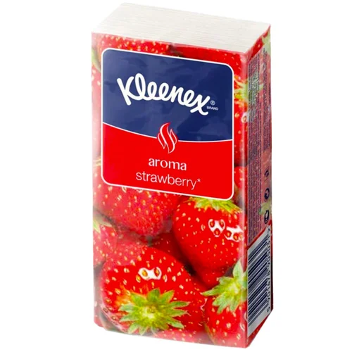 Хустинки носові Kleenex Полуниця 10шт