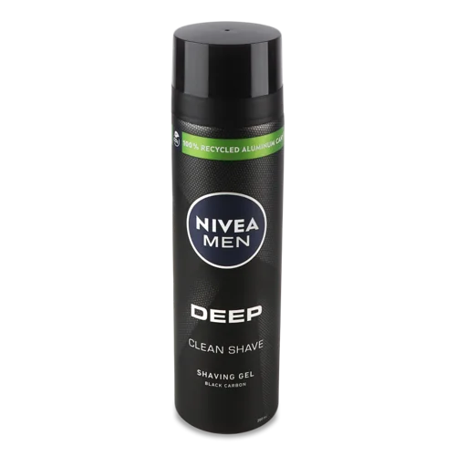 Гель для Гоління Nivea Men Deep Clean Shave, 200 мл