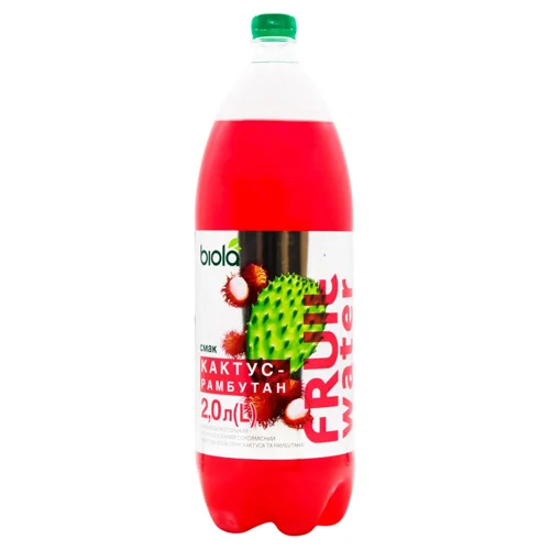 Напій  Біола смак кактуса та рамбутана 2л