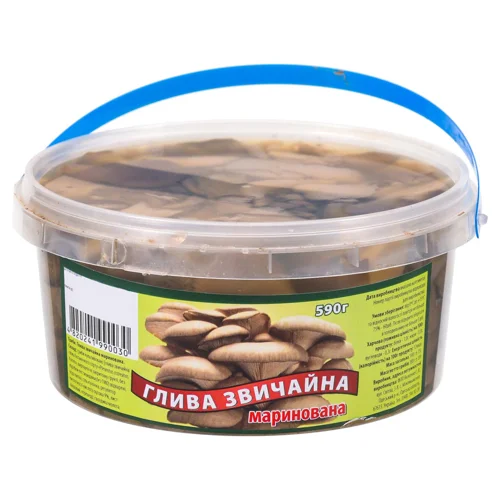 Глива маринована 580г