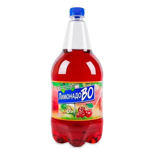 Напій Безалкогольний Сильногазований Вишневий Низькокалорійний Лимонадово Полтава, п/пл 1.42л