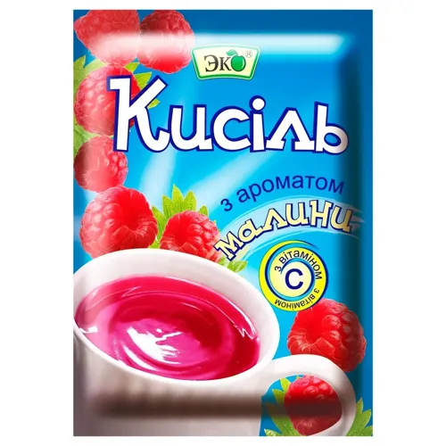 Кисіль Еко зі смаком малини 90г