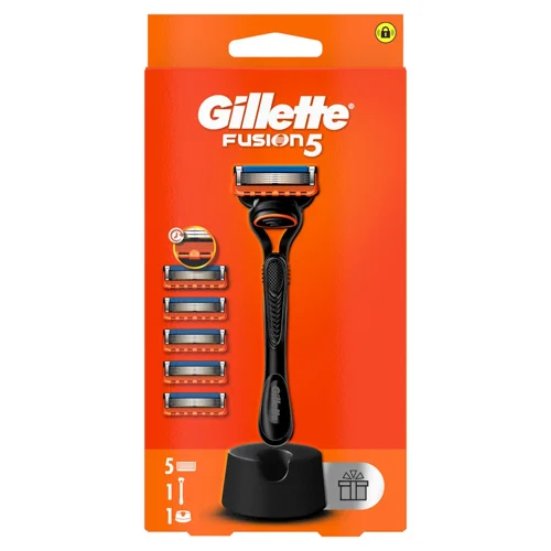 Бритва Gillette Fusion 5 та 5 змінних касет
