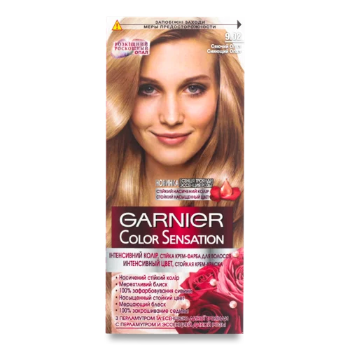 Крем-фарба Для Волосся №9.02 Розкішний Опал Color Sensation Garnier, в/ґ