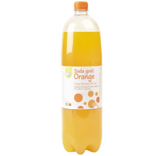 Напій Auchan Soft drink orange 1.5л