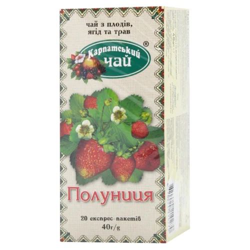Чай фруктовий Карпатський Чай Полуниця 2г*20шт