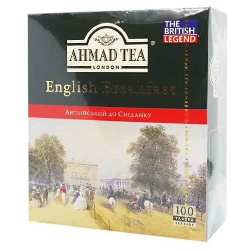 Чай чорний Ahmad Tea English Breakfast в пакетиках 2г х 100шт