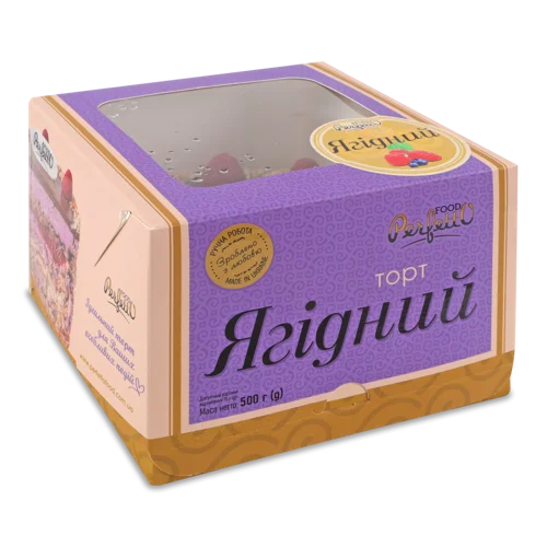 Торт Заморожений Ягідний Perfetto Food В/ґ, 500г