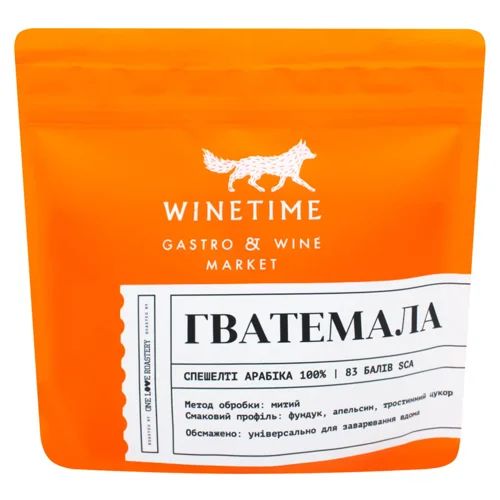 Кава в зернах Winetime Гватемала 250г