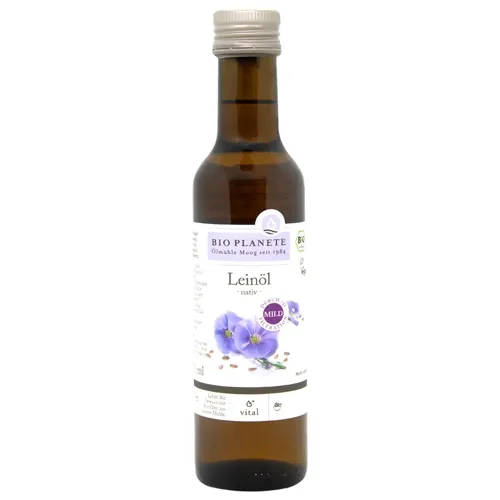 Олія лляна Bio Planete неочищена органічна 0,25л