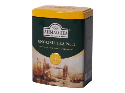 Чай чорний Ahmad Tea London Англійський №1 байховий листовий з ароматом бергамоту 100г