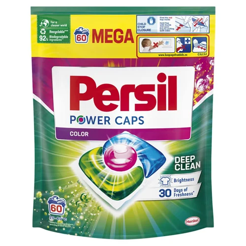 Капсули для прання Persil Power Caps Color Deep Clean 60шт
