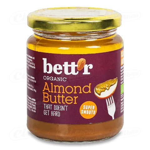 Паста горіхова Bett'r мигдальна, 250г