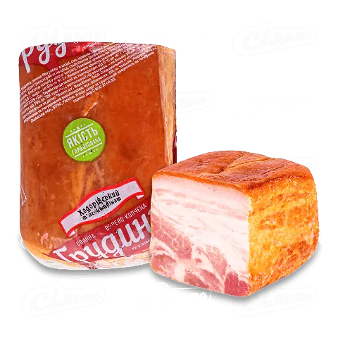 Грудинка Ходорівський МК свиняча варено-копчена вищого ґатунку, кг