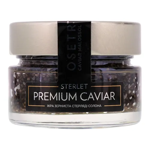 Ікра стерляді зерниста солона Premium Caviar Osetr 170г