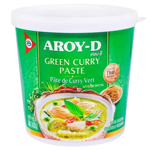 Паста Aroy-D Карі зелена 400г