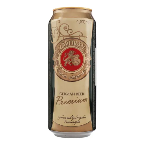Пиво світле фільтроване пастеризоване Zahringer German Premium