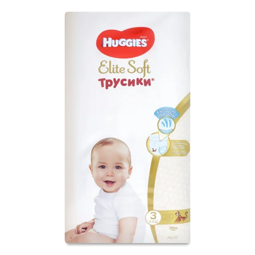 Дитячі Трусики-Підгузники Elite Soft Huggies, 6-11 кг, 54 шт, в/ґ