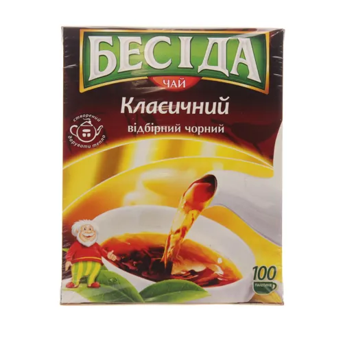 Чай чорний байховий Класичний Бесіда 100х1.8г