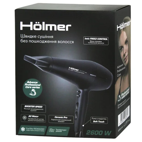 Фен для волосся Hölmer HHD-260I