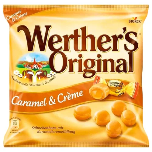Цукерки Werthers Original вершкова карамель з начинкою 80г