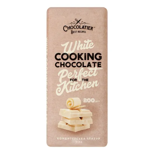 Глазур кондитерська White Cooking Chocolate Chocolatier м/у 200г