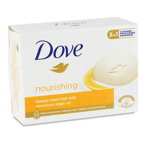 Крем-мило З Дорогими Оліями Nourishing Dove, Натуральне, 90г