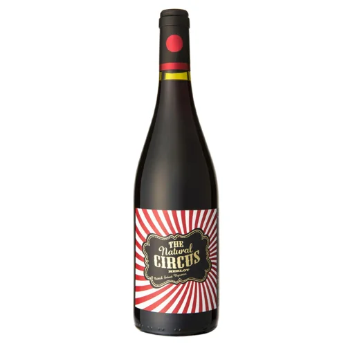 Вино The Natural Circus Merlot AOP червоне сухе 14,5% 0,75л