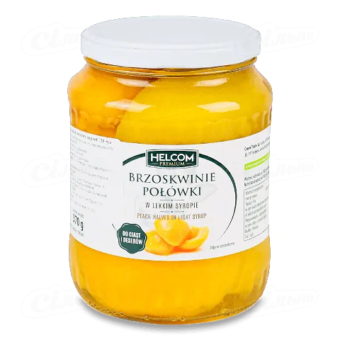 Персики Helcom половинки у сиропі, 720мл