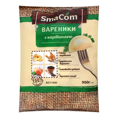 Вареники з картоплею SmaCom 900г