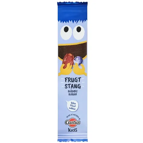 Батончик Castus Фруктовий на фініковій основі зі смаком чорниці 20г