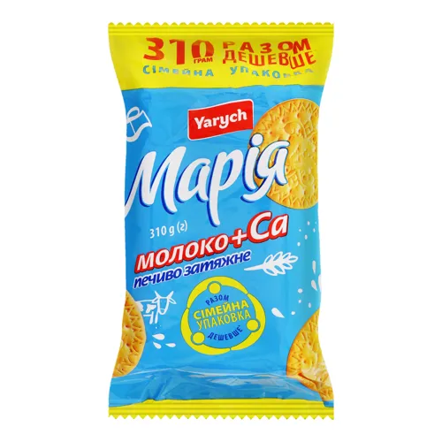 Печиво затяжне Молоко+Са Марія Yarych м/у 310г