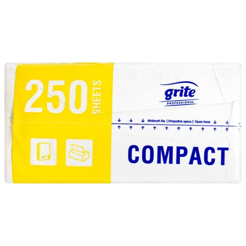 Рушники паперові Grite Economy V Compact 220х225мм 250 аркушів