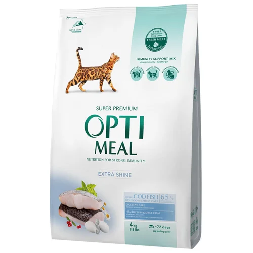 Корм сухий Optimeal з тріскою для котів 4кг
