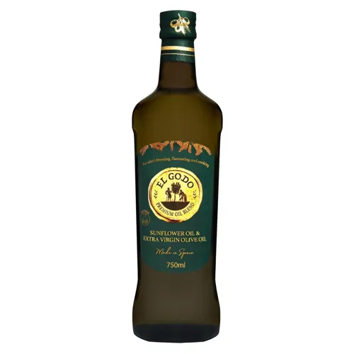 Олія соняшникова та оливкова El Godo рафінована та першого пресування 750мл