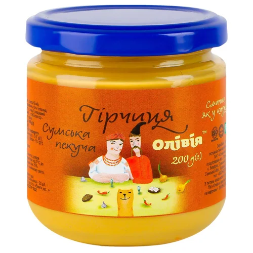 Гірчиця Олівія Сумська пекуча 200г